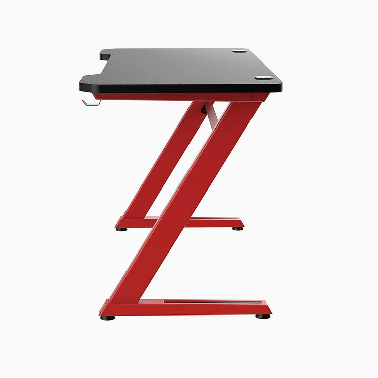 Desky Ergonomic Z Gaming Desk in red