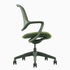 Dark green ergonomic chair modern