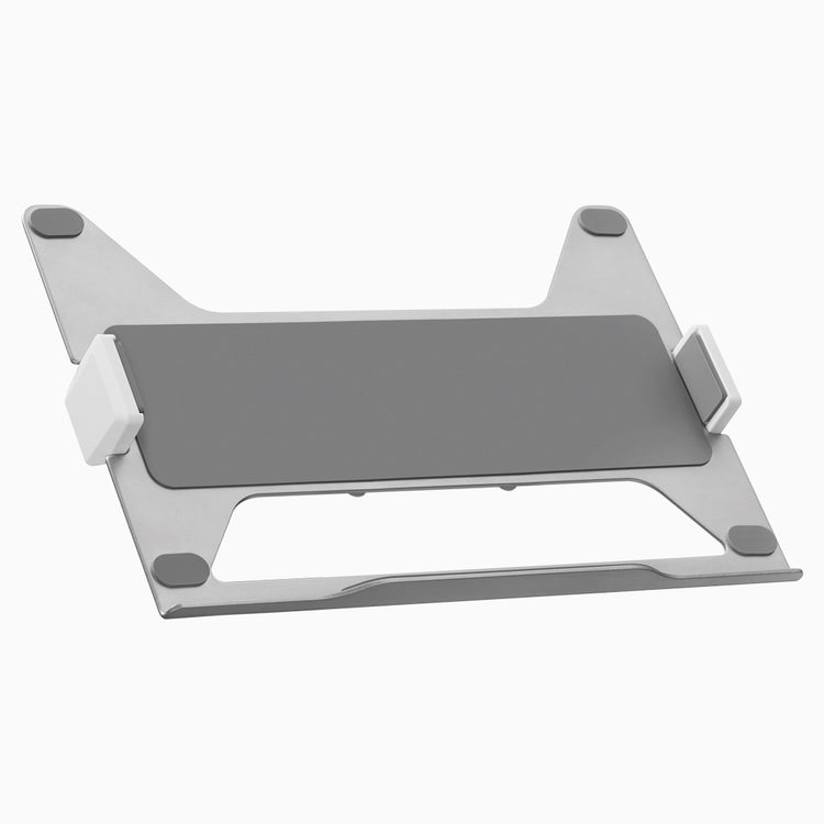 expandable laptop mount for monitor arm in white