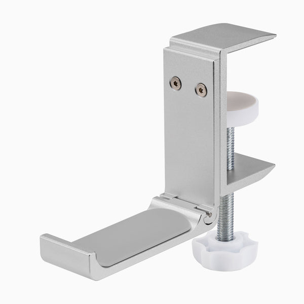 Silver headphone hanger
