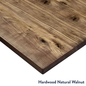 Desky Natural Walnut Hardwood Desktop