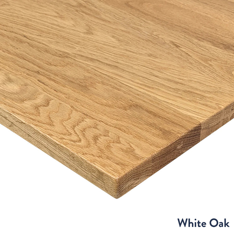 Hardwood white oak desktop