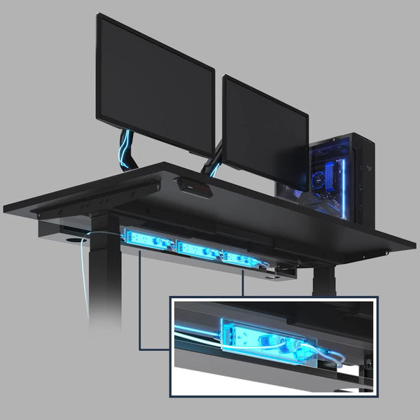 Desky Integrated Cable & Power Channel detail view 3