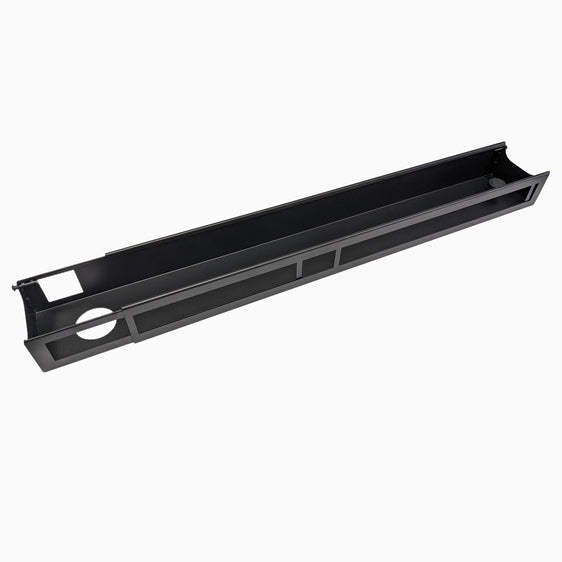 Integrated Cable & Power Channel black