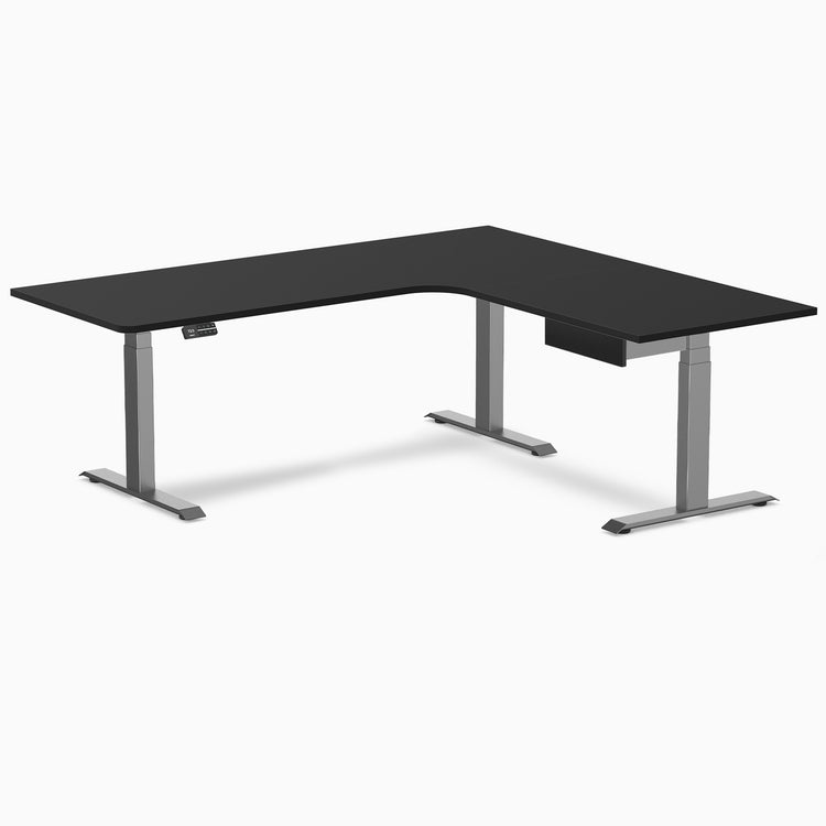 Desky Sigma L-Shape Gaming Desk With Drawer