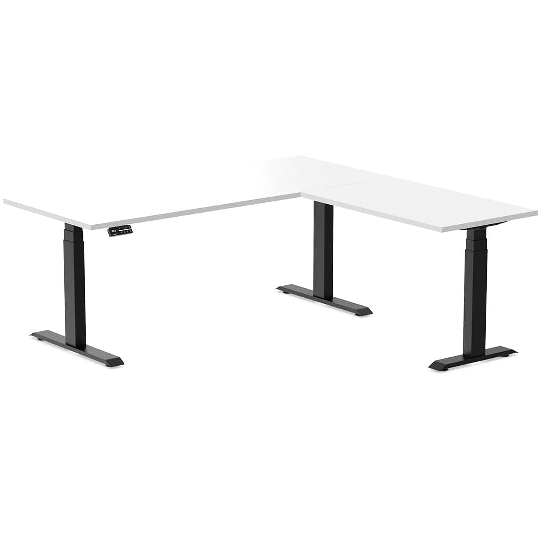 Electric Corner Standing Desk L Shaped Sit Stand Desk