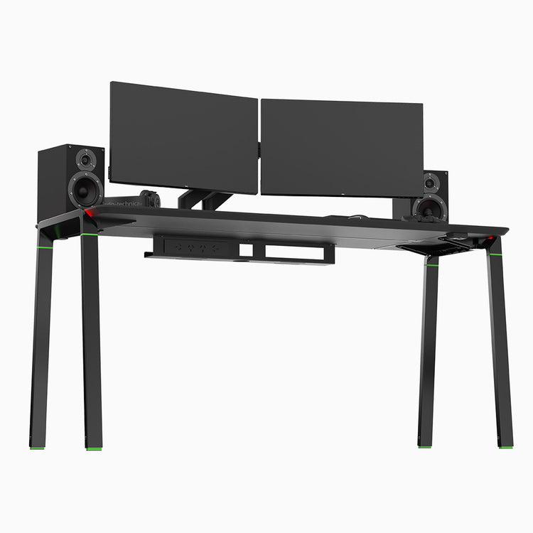 Desky RGB LED Gaming Desk 4 ports  - Desky