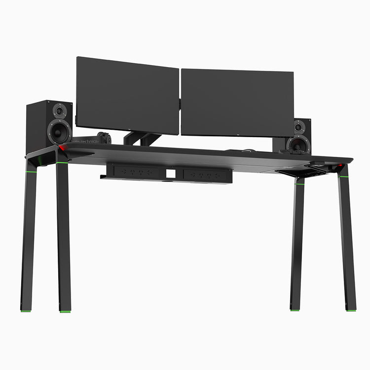 Desky RGB LED Gaming Desk 8 ports - Desky