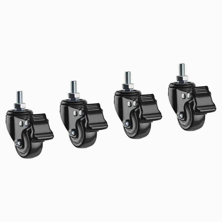 Desky lockable desk casters set