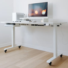 Almost Perfect Desky Lockable Desk Casters-Desky® Australia