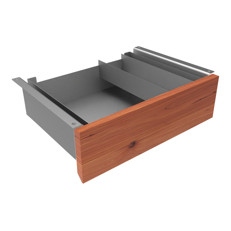 Desky minimal drawer in red cedar