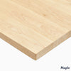 Maple Desk finish corner shot Desky 