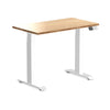 dual mini bamboo height adjustable desk