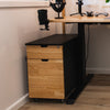 Desky Wooden Minimal Filing Cabinet-Black Desky®