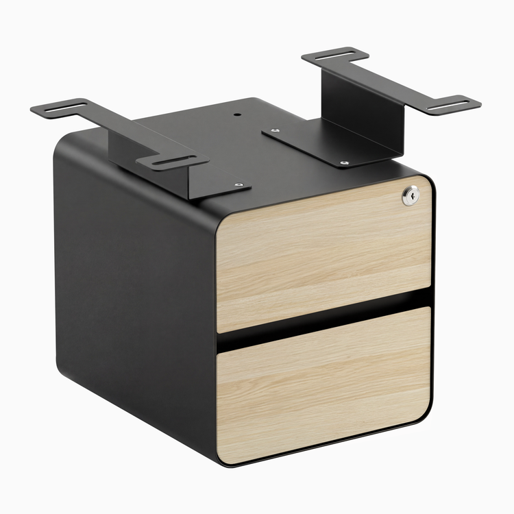 Almost Perfect Desky Minimal Under Desk Cabinet
