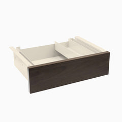 Desky Minimal Under Desk Drawer, Burnished Wood Melamine desktop, Wheat frame