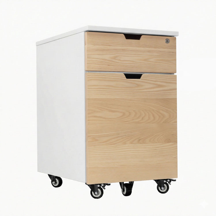 Desky Minimal Wooden Filing Cabinet