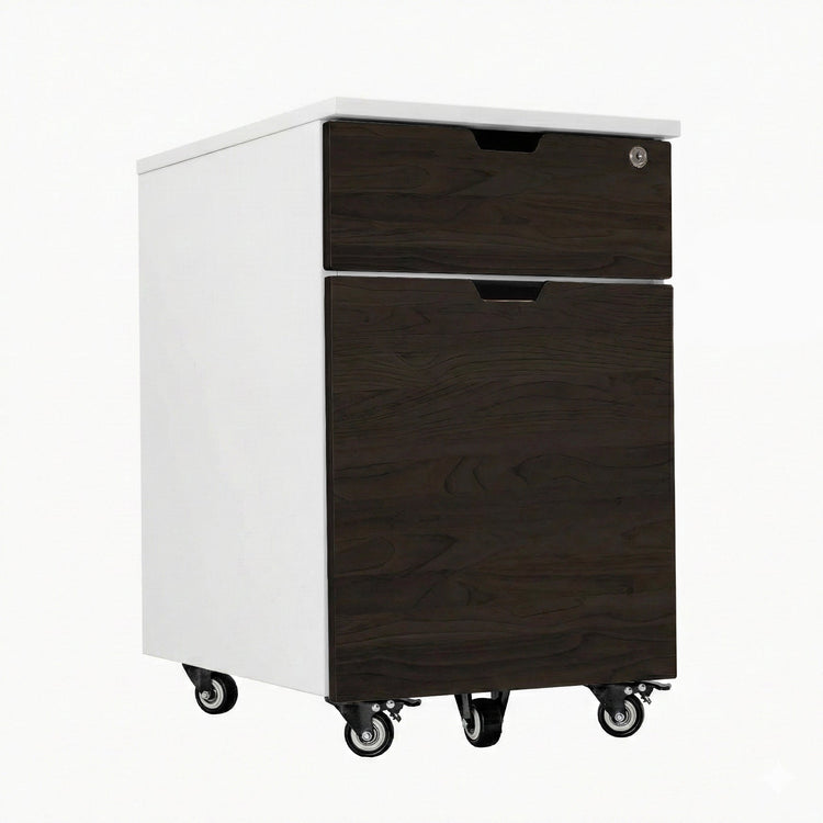Desky Minimal Wooden Filing Cabinet