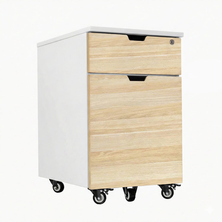 Desky Minimal Wooden Filing Cabinet