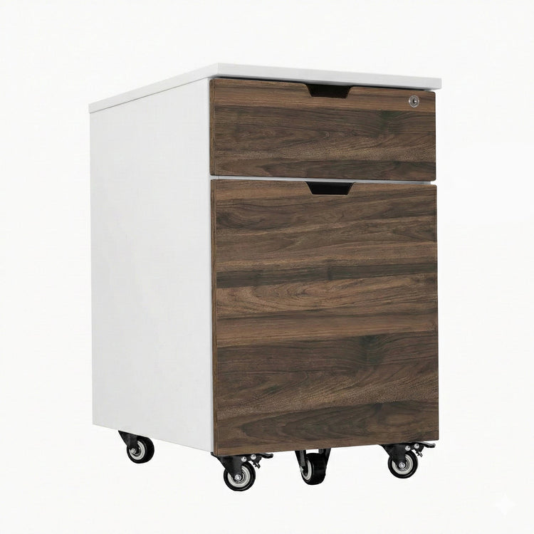 Desky Minimal Wooden Filing Cabinet