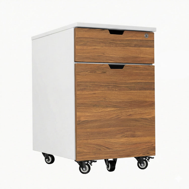 Desky Minimal Wooden Filing Cabinet