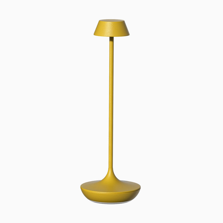 Desky nimbus rechargeable desk lamp in yellow