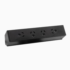 Desky Qiksilva On Desk Power-Power Accessories-Desky-Black-4 x Power-Starter Power Cable-Desky® Australia