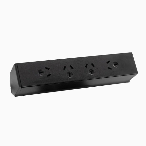 Desky Qiksilva On Desk Power-Power Accessories-Desky-Black-4 x Power-Starter Power Cable-Desky® Australia