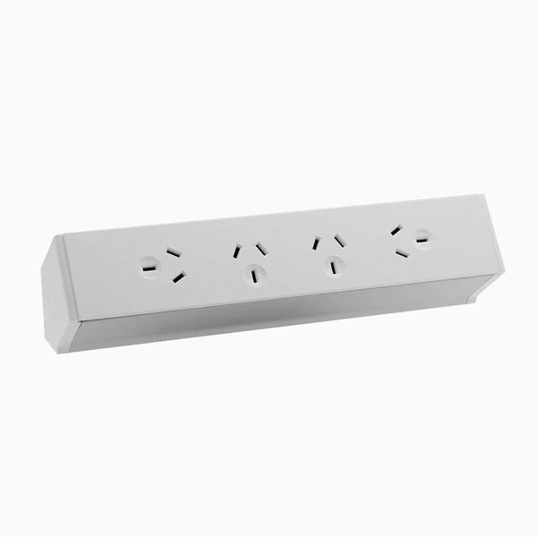 Desky Qiksilva On Desk Power-Power Accessories-Desky-White-4 x Power-Starter Power Cable-Desky® Australia
