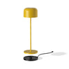 Desky rechargeable orbit desk lamp with magnetic charging dock in yellow