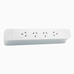 Desky Pace Desktop Power Rail-Power Accessories-Desky-White-4 x Power-Starter Power Cable-Desky® Australia