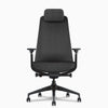 Pinnacle executive office chair matte black color - Desky