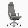 Pinnacle executive office chair light grey variant - Desky