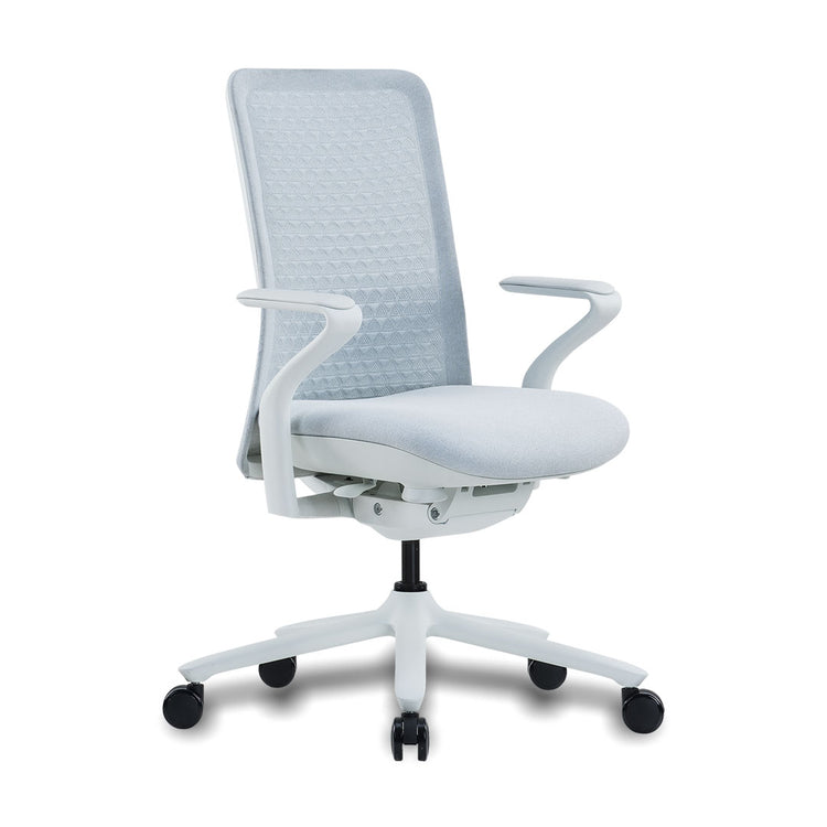 stylish white mesh office chair