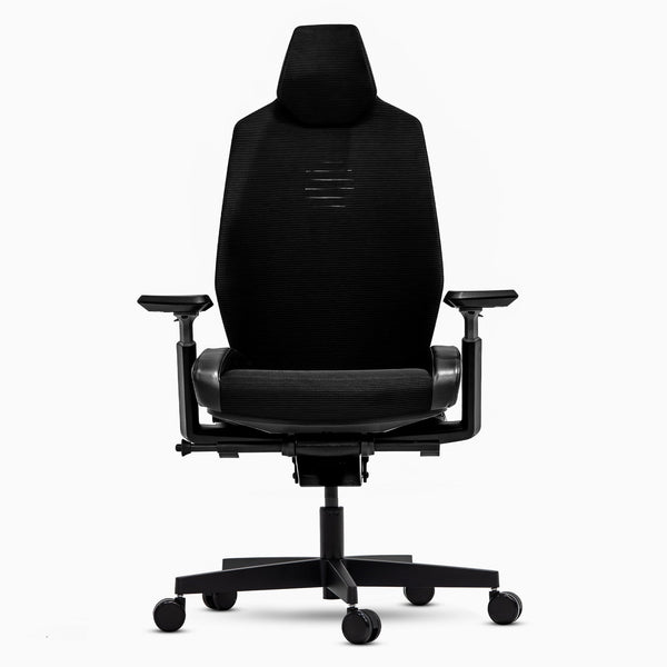 Ergonomic pro + gaming chair in black 