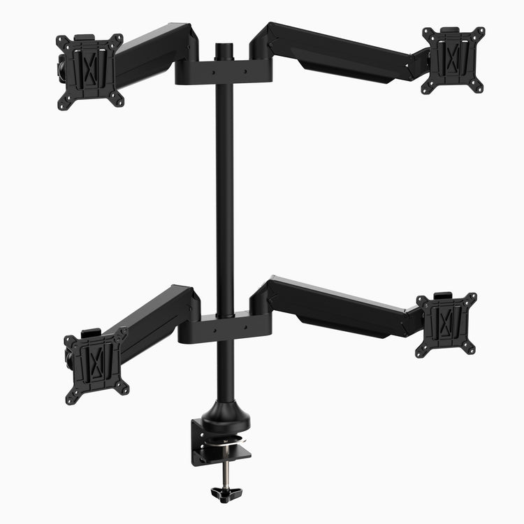 Desky Quad Monitor Arm black - Desky