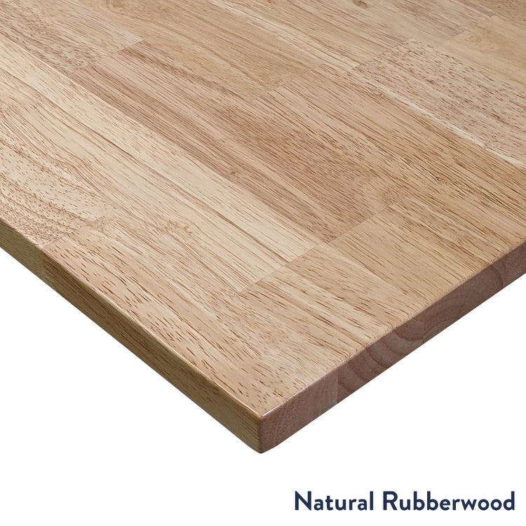 Natural rubberwood desktop