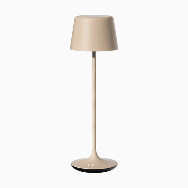 Desky silhouette cordless desk lamp in sand