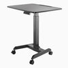 Desky Single Sit Stand Pedestal Desk-Black Desky®