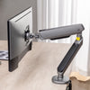 Desky Single LED Monitor Arm Space Grey -Desky®