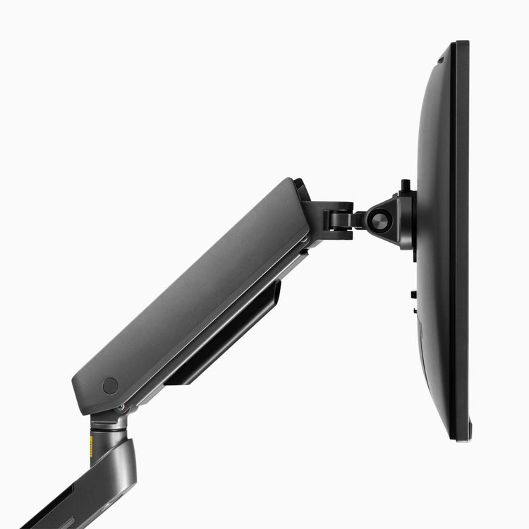 Desky Single LED Monitor Arm Space Grey