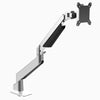 Desky single monitor arm in silver