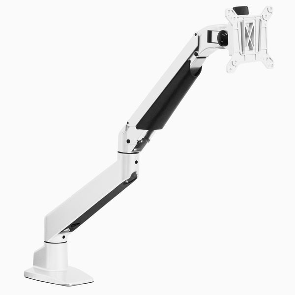 White Desky single monitor arm