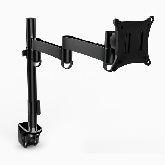 single monitor mount in black