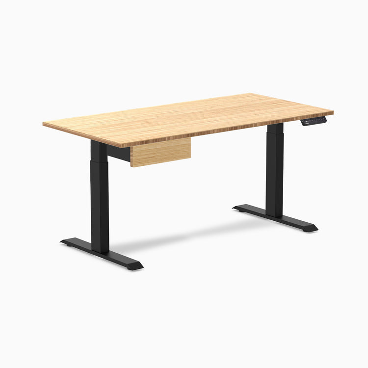 Desky Single Standing Desk With Drawer