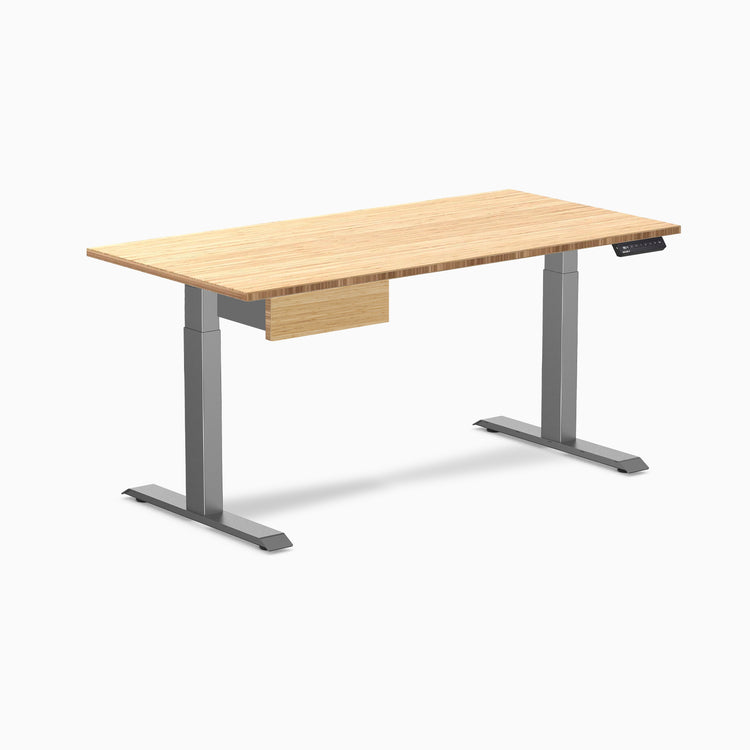 Desky Single Standing Desk With Drawer