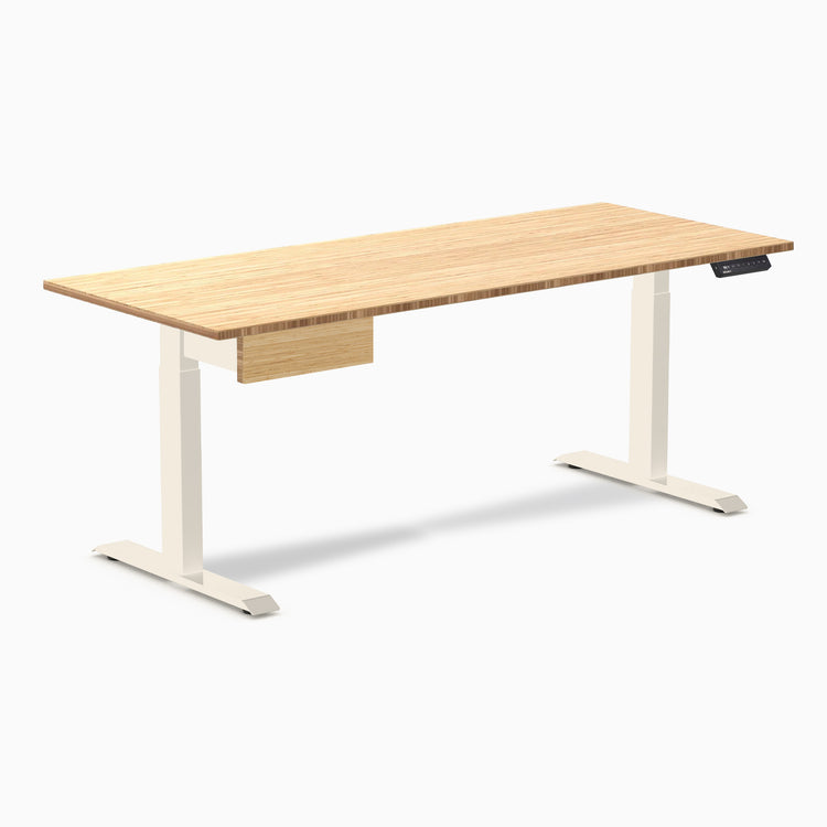 Desky Single Standing Desk With Drawer