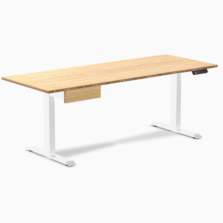 Desky Single Standing Desk With Drawer