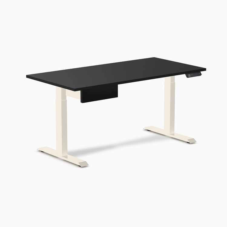 Desky Single Standing Desk With Drawer