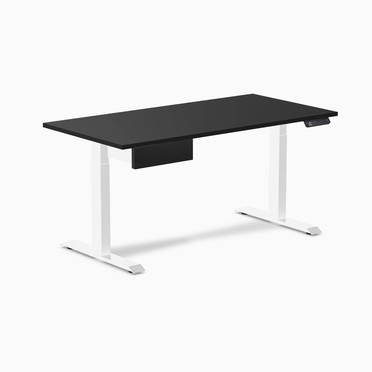 Desky Single Standing Desk With Drawer